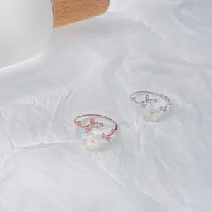 Cherry Blossom Ring (Solid Silver)