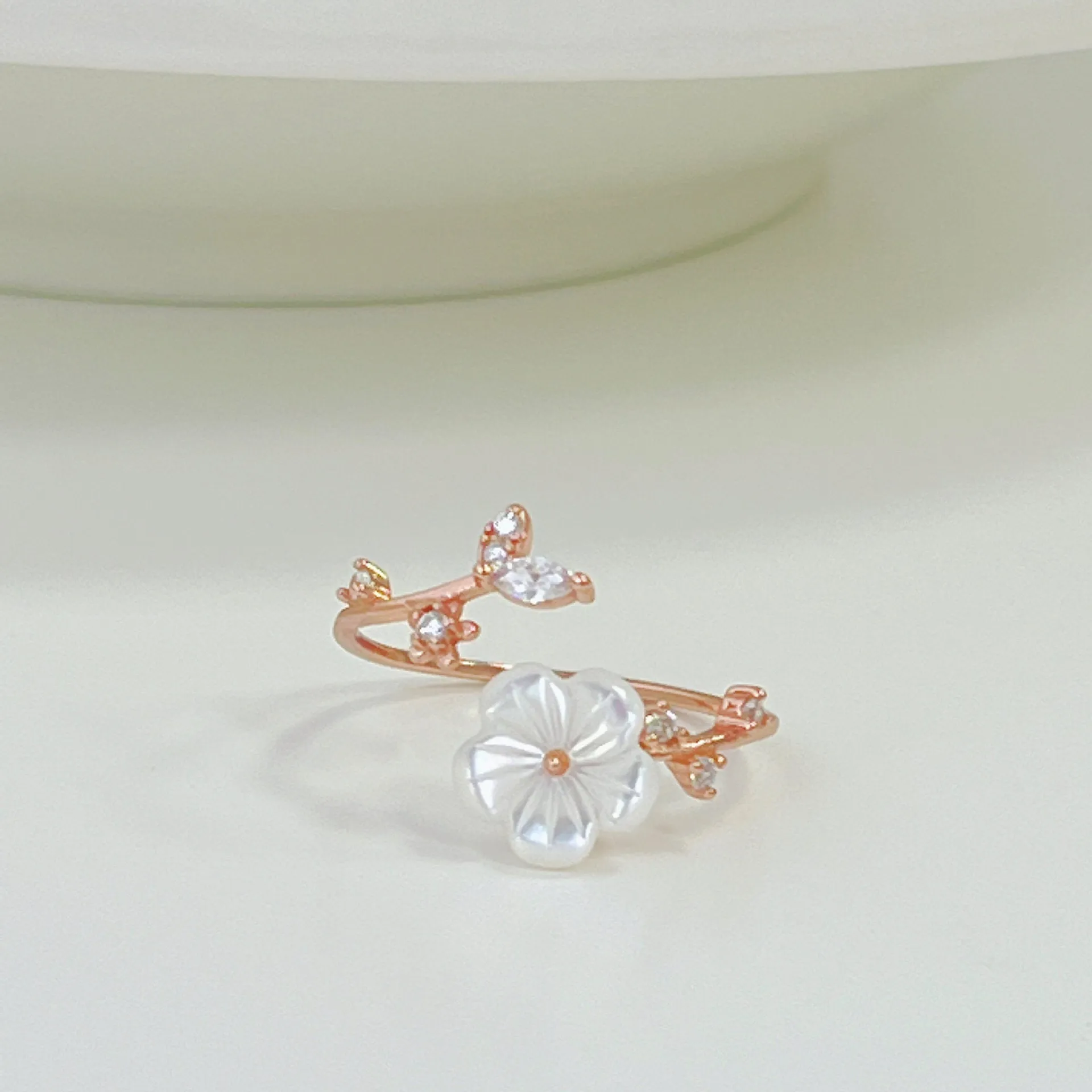 Cherry Blossom Ring (Solid Silver)