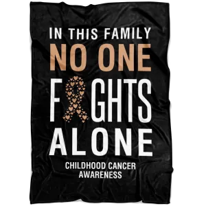 Childhood Cancer Blanket