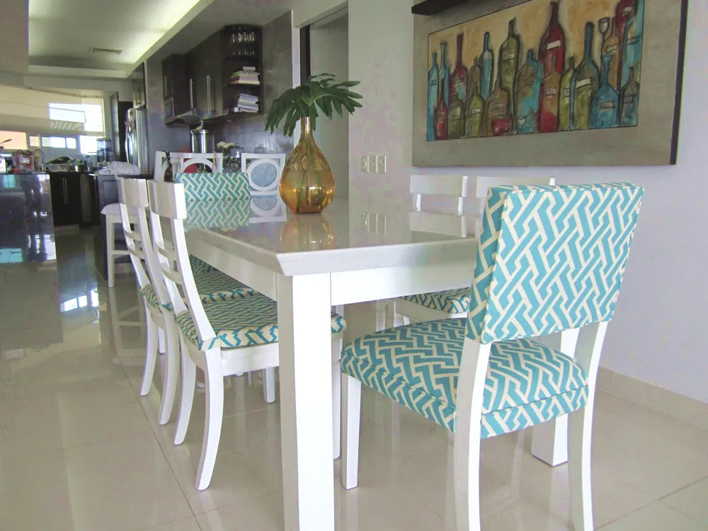 China Seas Fabric: Aga Reverse - Custom Shrimp on Tinted Belgian White Linen