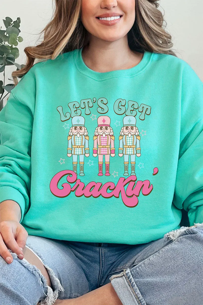 Christmas Let's Get Crackin' Unisex NuBlend Crew Sweatshirt