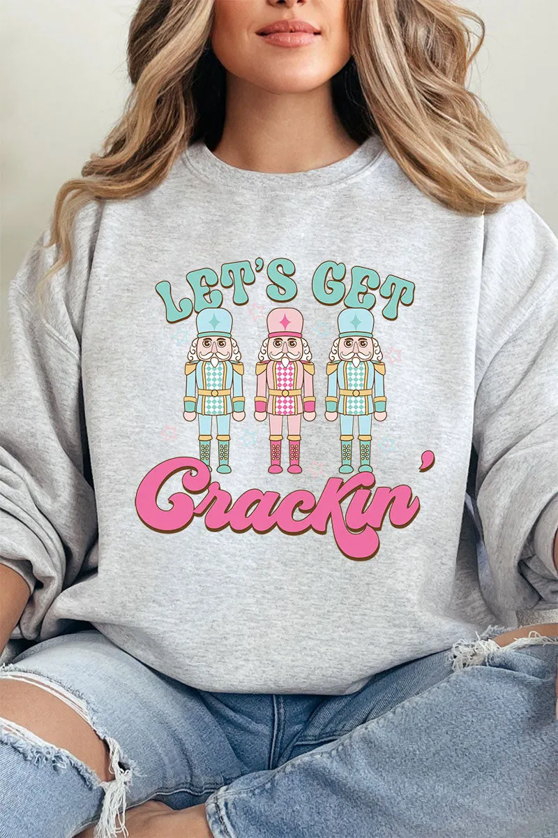 Christmas Let's Get Crackin' Unisex NuBlend Crew Sweatshirt