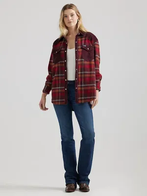 CL112356643 Wrangler Ladies Retro Lumberjack Plaid