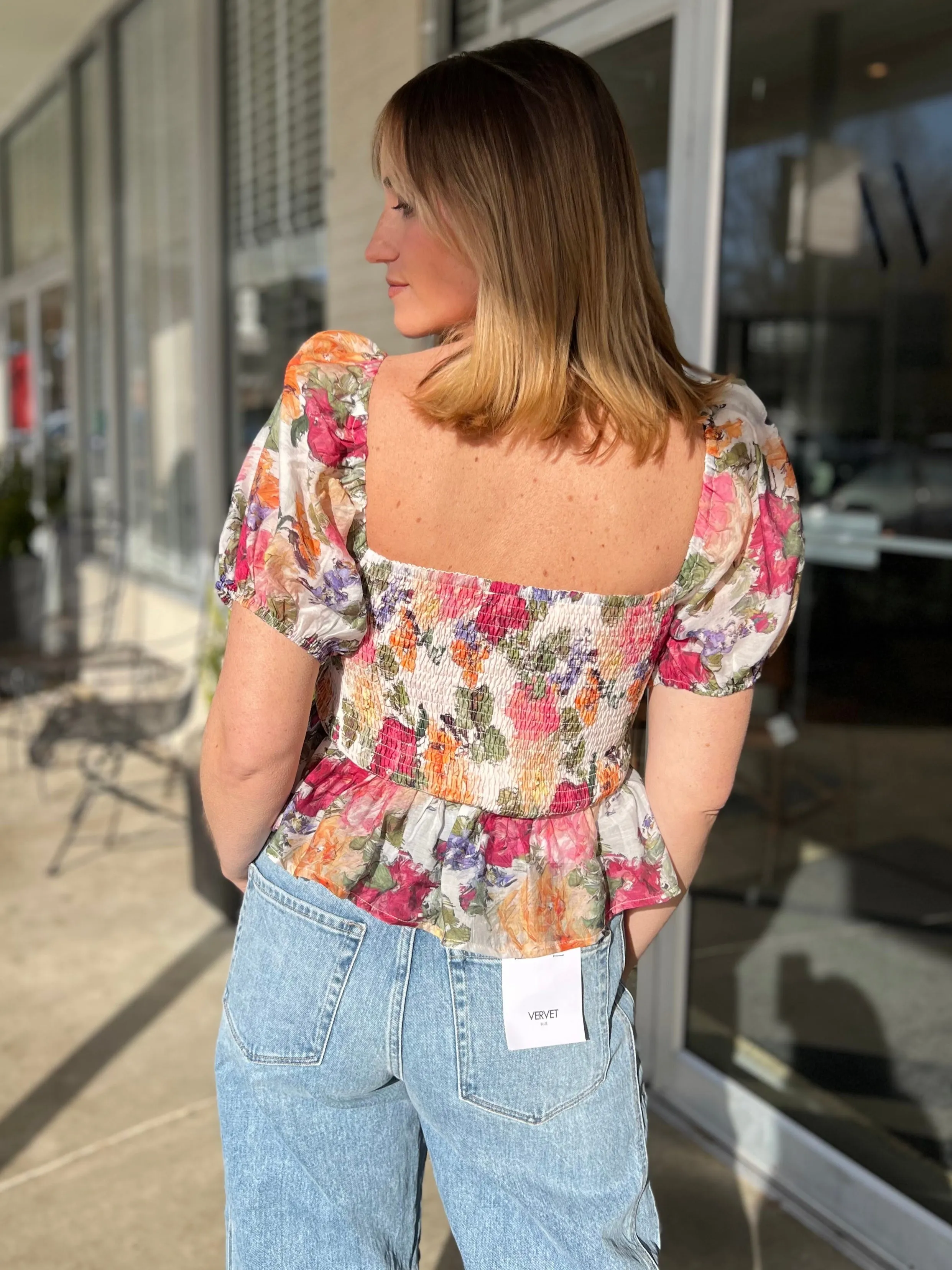 Clemence Puff Sleeve Top