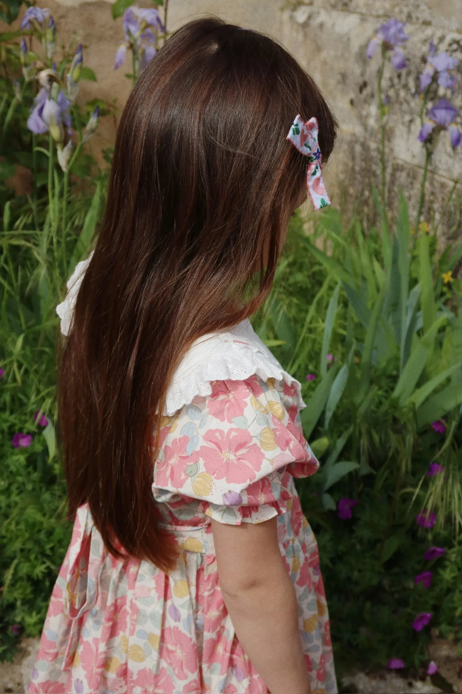 Coeur Collar Dress GOTS, Fleur Anglaise