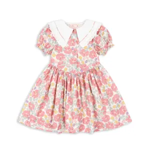 Coeur Collar Dress GOTS, Fleur Anglaise