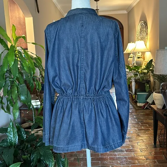 Coldwater Creek NWT Tencel Denim Cargo Jacket sz 20/22