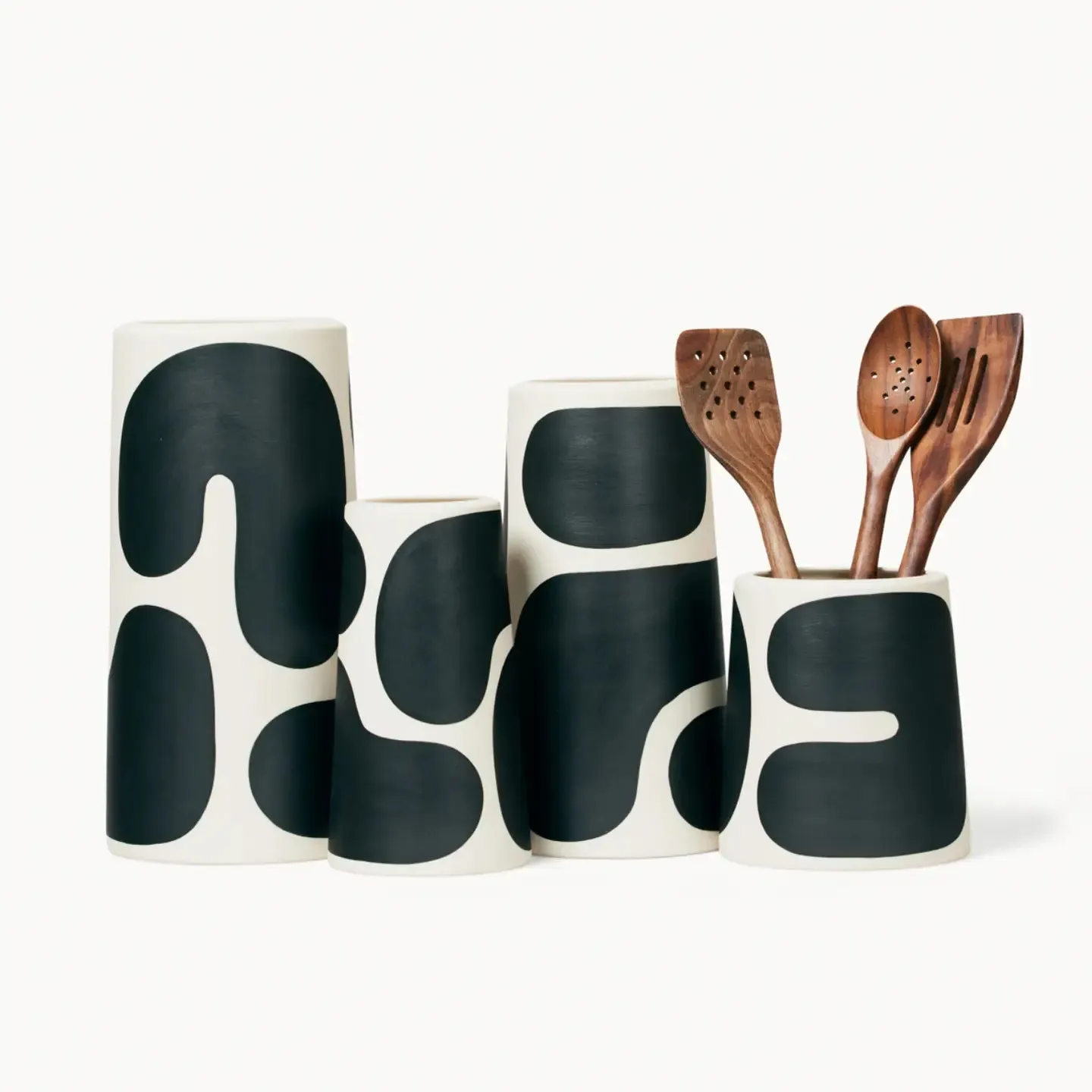 Color Block Short Pillar Vase