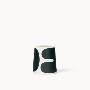 Color Block Short Pillar Vase