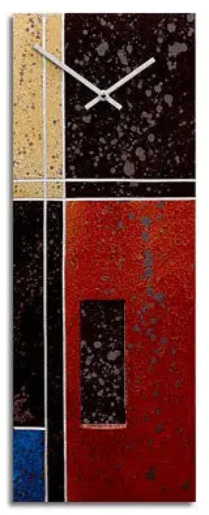 Composition-1 Wall Clock by Robert and Jacqueline Rickard
