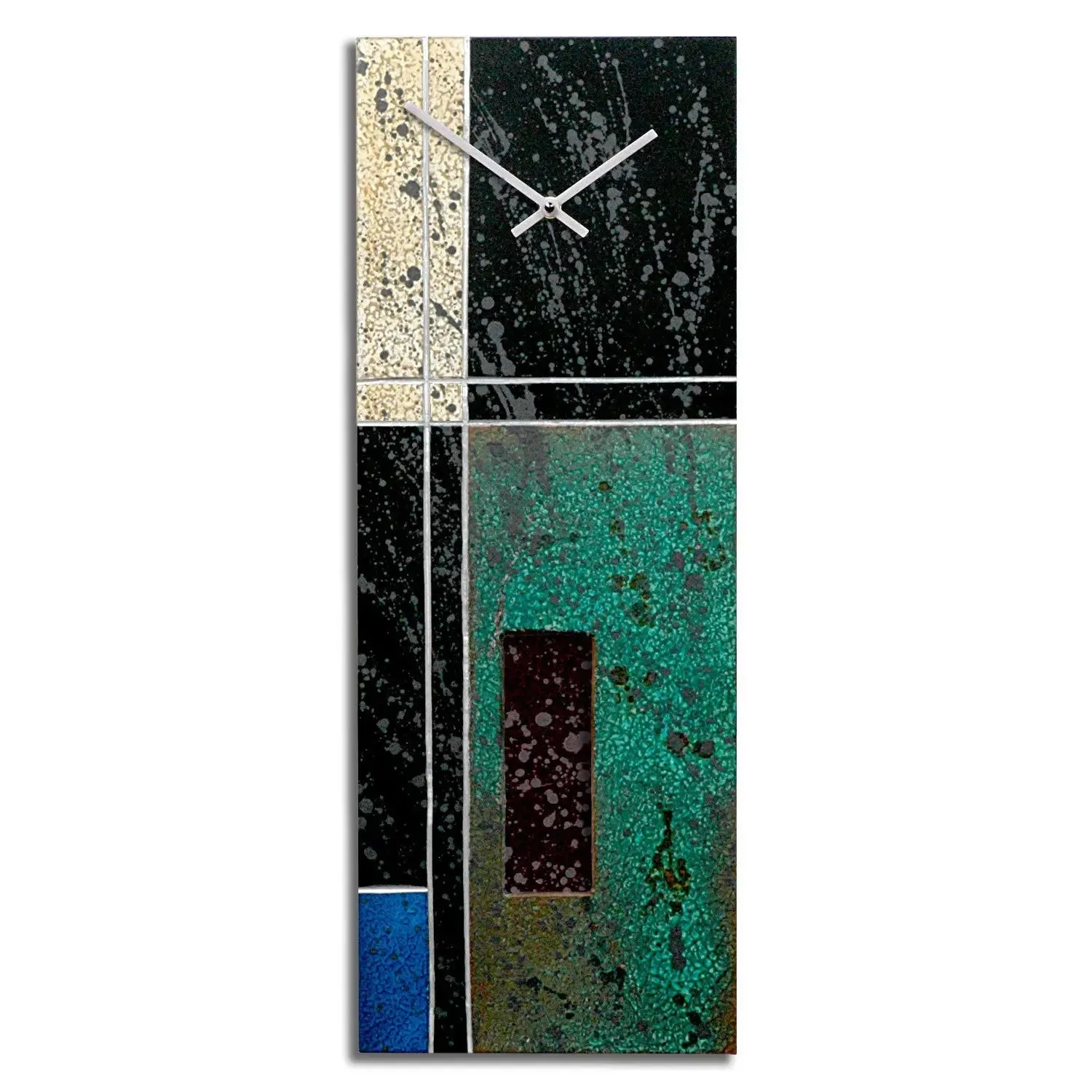 Composition-1 Wall Clock by Robert and Jacqueline Rickard