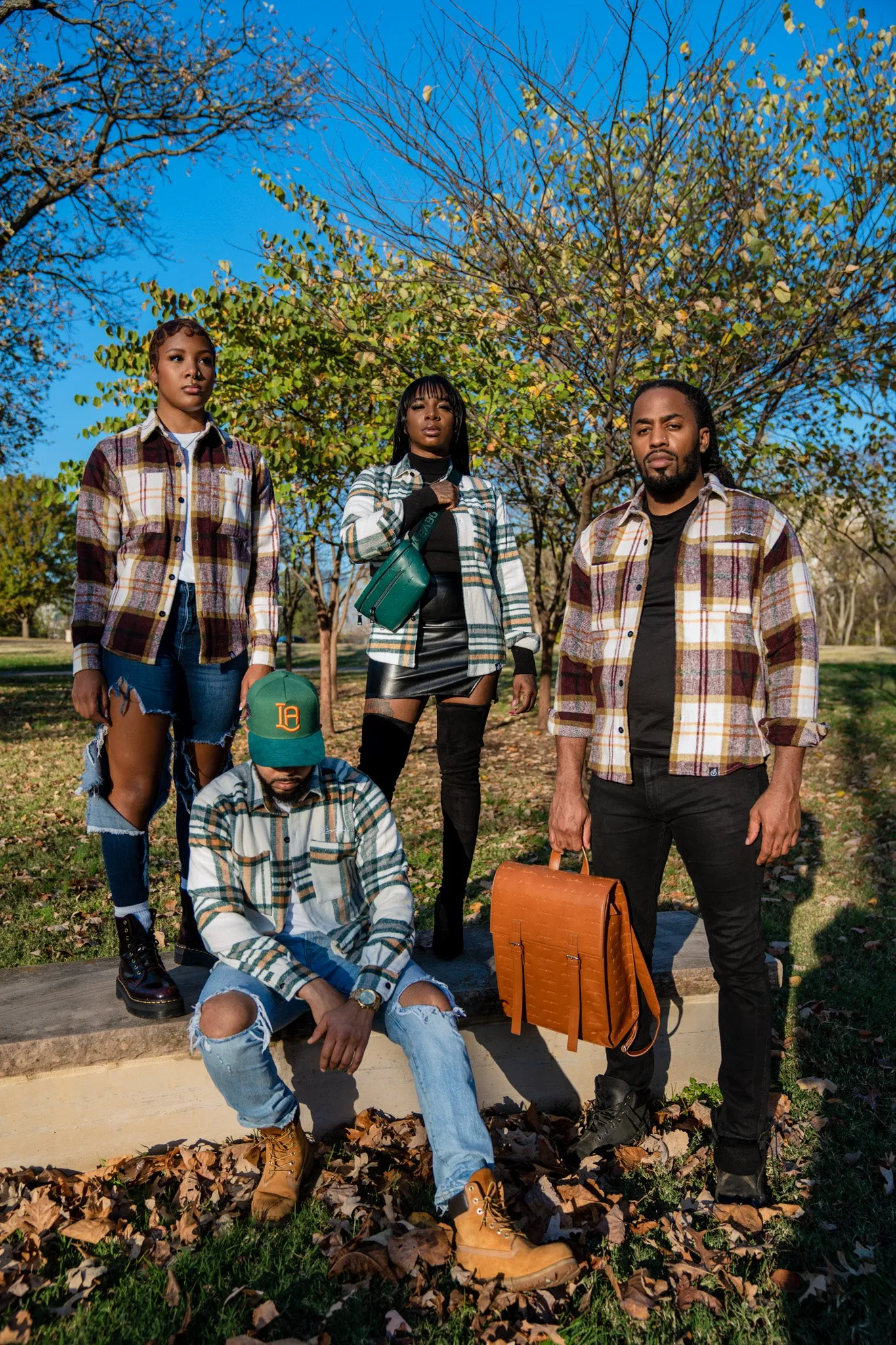 Cozy Flannel button up shirt - Autumn sun