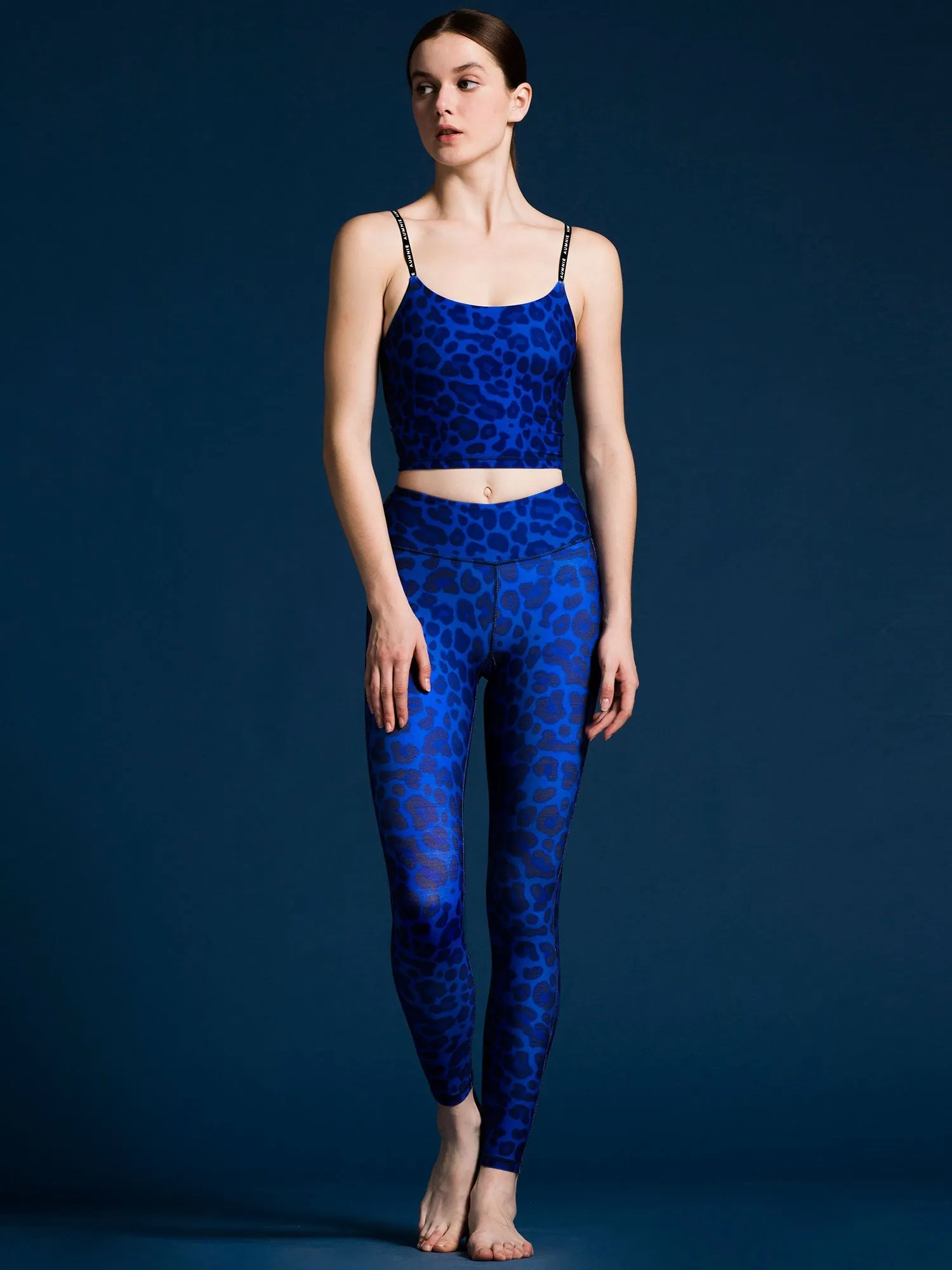 CT LOGO TANK, BLUE LEOPARD