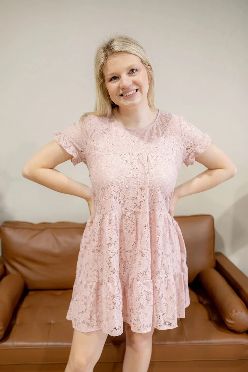 Dainty Girl Lace Dress
