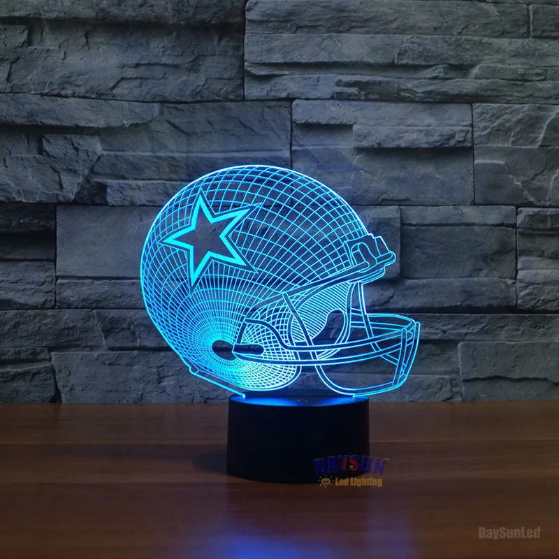Dallas Cowboys  NFL 3D Color Changing Light