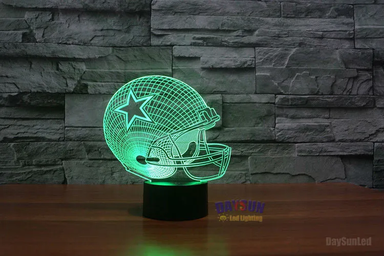 Dallas Cowboys  NFL 3D Color Changing Light