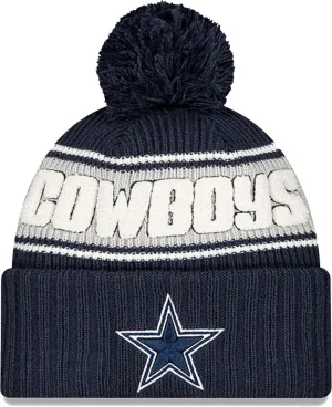 Dallas Cowboys Sport Knit Fleece Lined Pom Toque