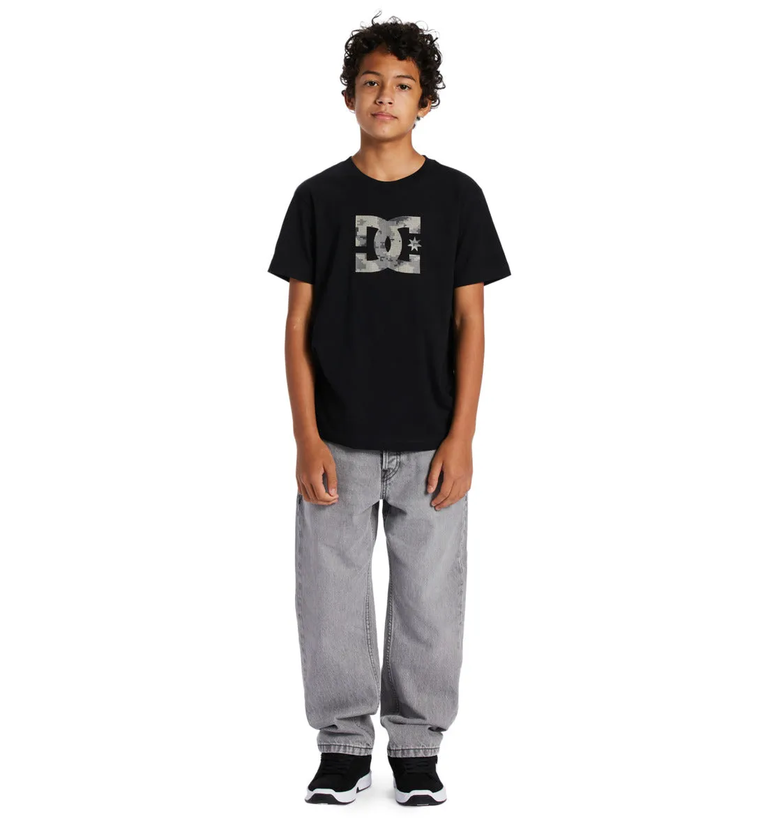 DC Star Fill Boys Tshirt - Black/Cloud cover