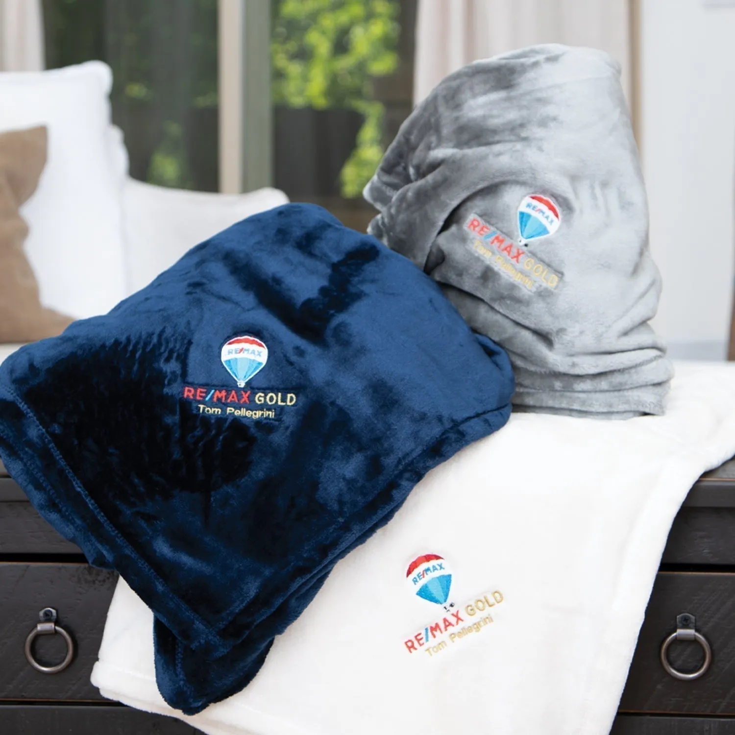 Delta Delta Delta Tahoe Fleece Blanket