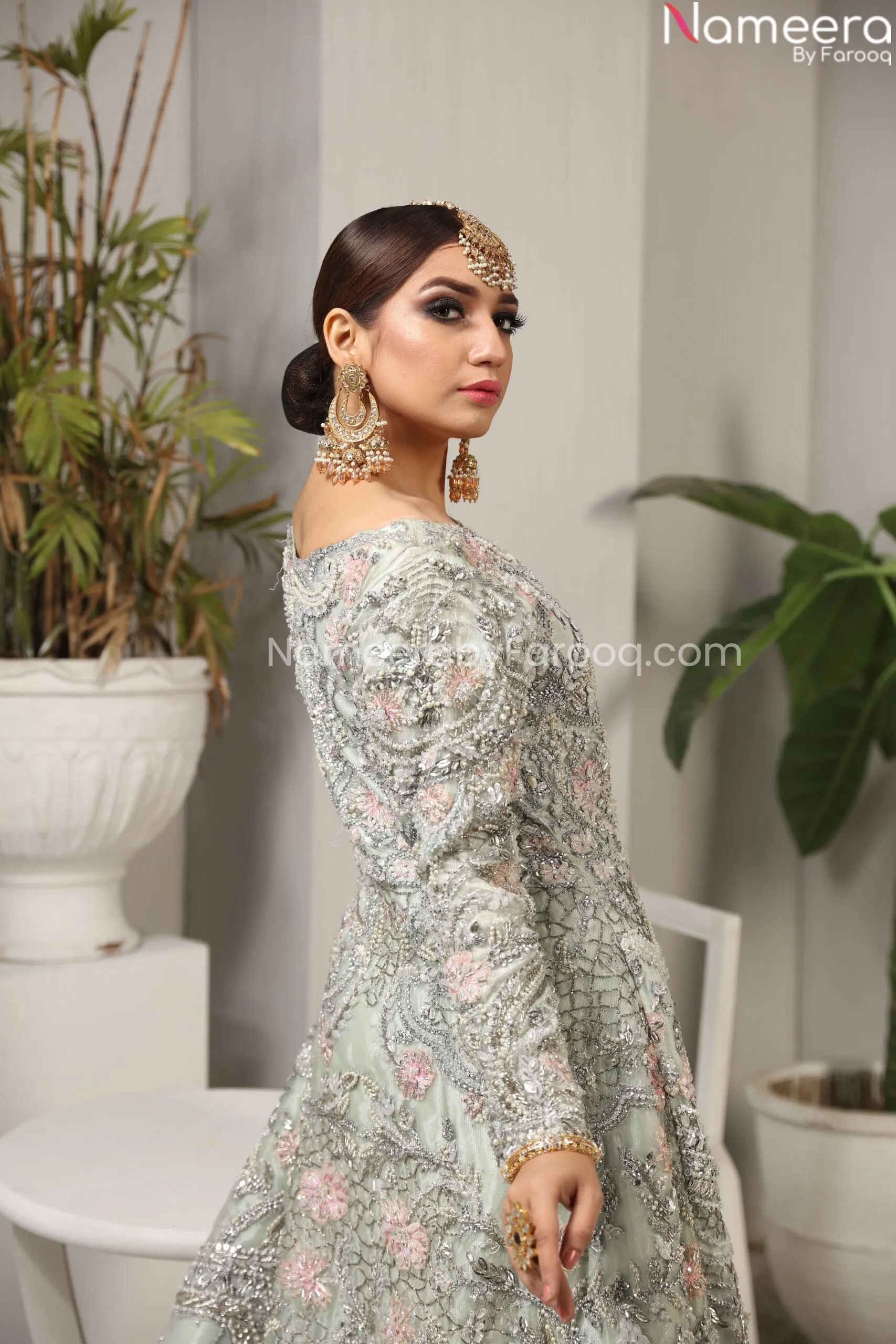 Designer Bridal Pakistani Lehenga Online Dress #BN895