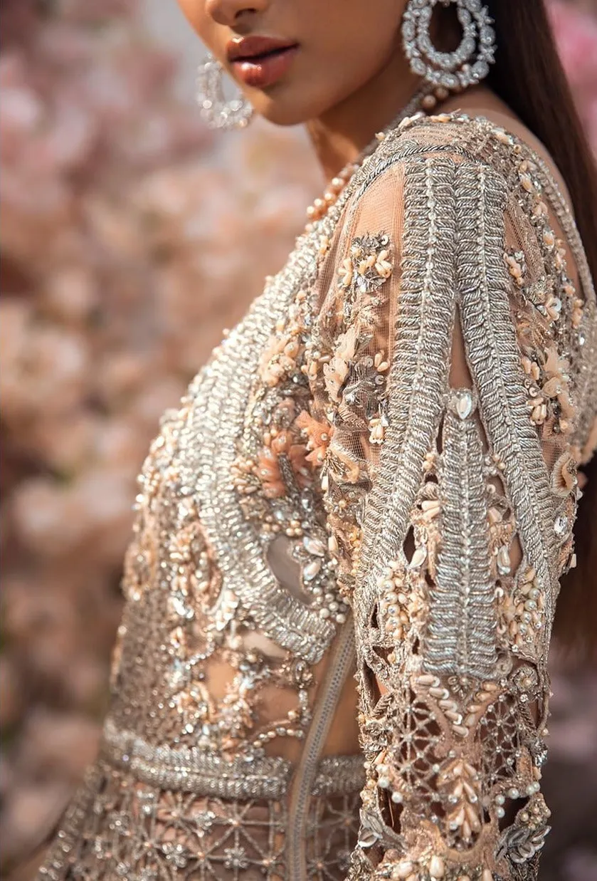 Designer Peach Bridal Lehnga for Indian Bridal Wear