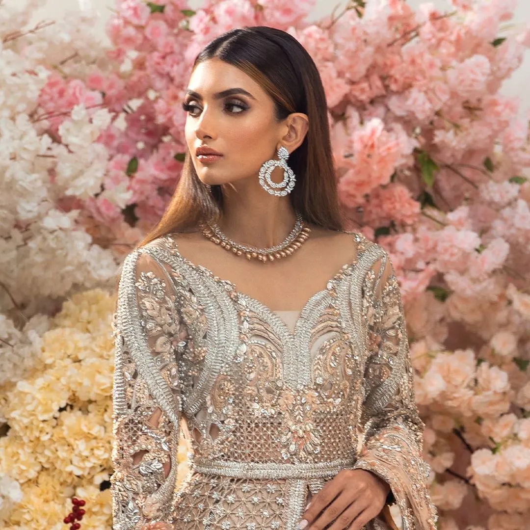 Designer Peach Bridal Lehnga for Indian Bridal Wear