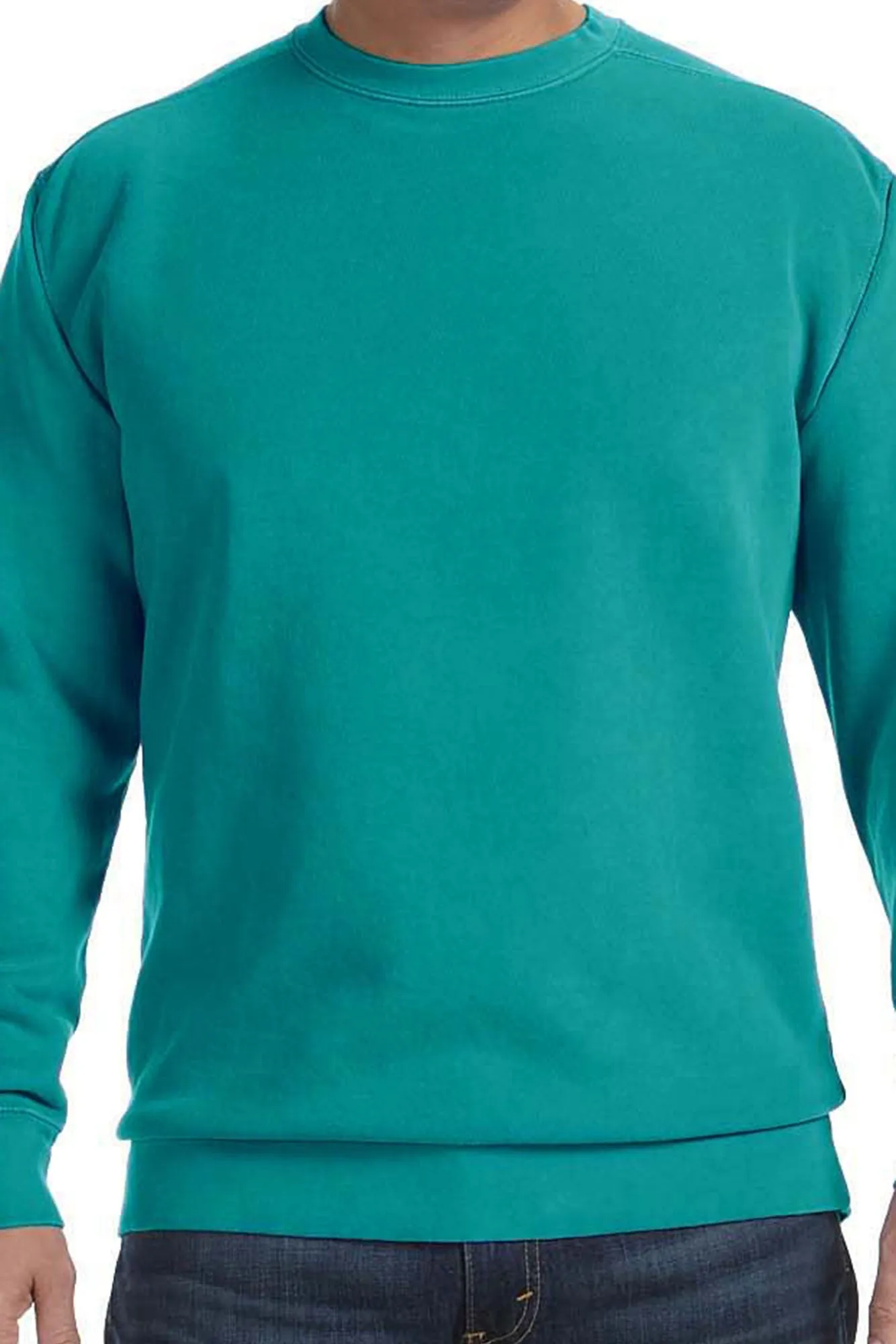 DISCONTINUED DESIGN - Large Monogram Comfort Colors Adult Crew-Neck Sweatshirt *Customizable