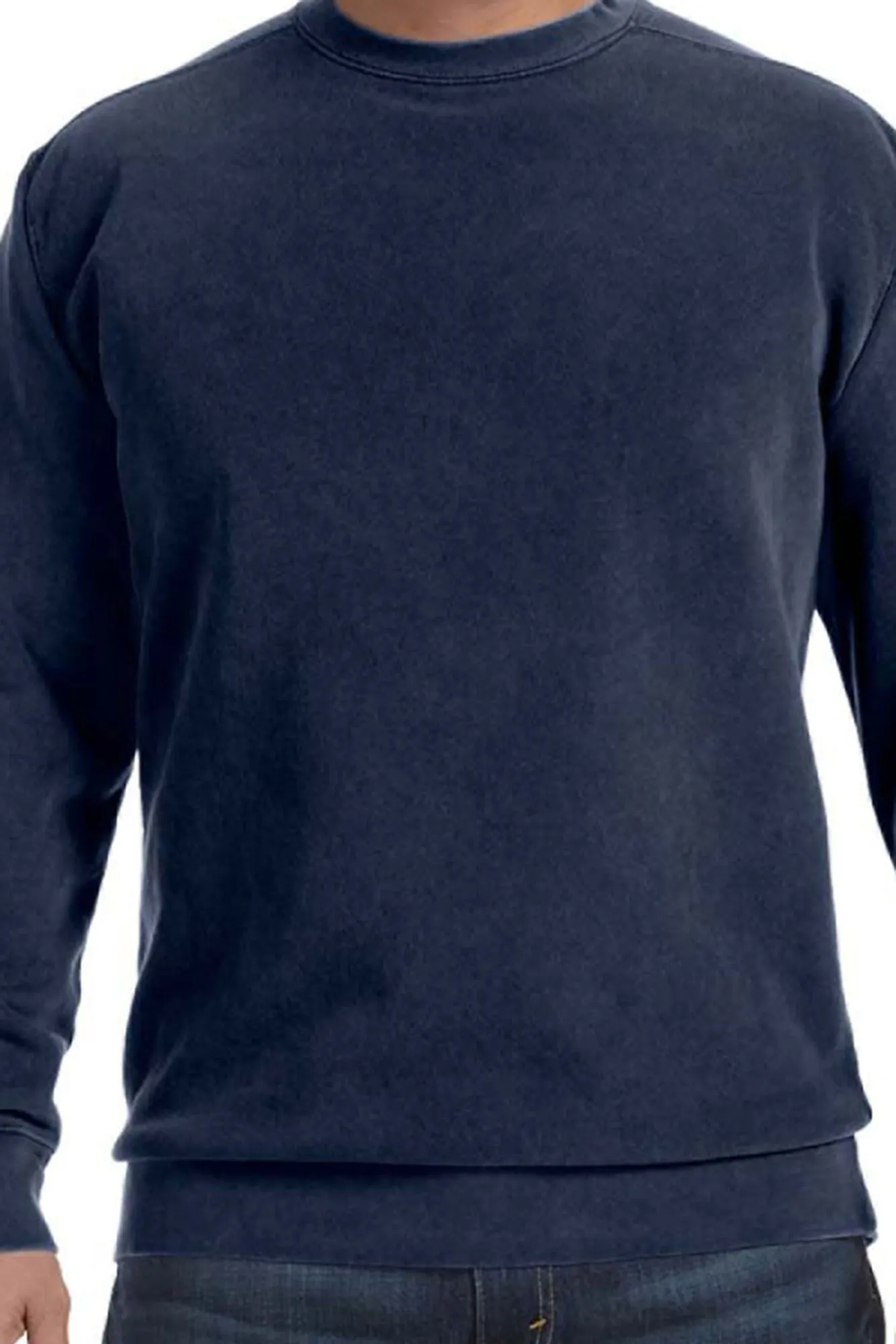 DISCONTINUED DESIGN - Large Monogram Comfort Colors Adult Crew-Neck Sweatshirt *Customizable