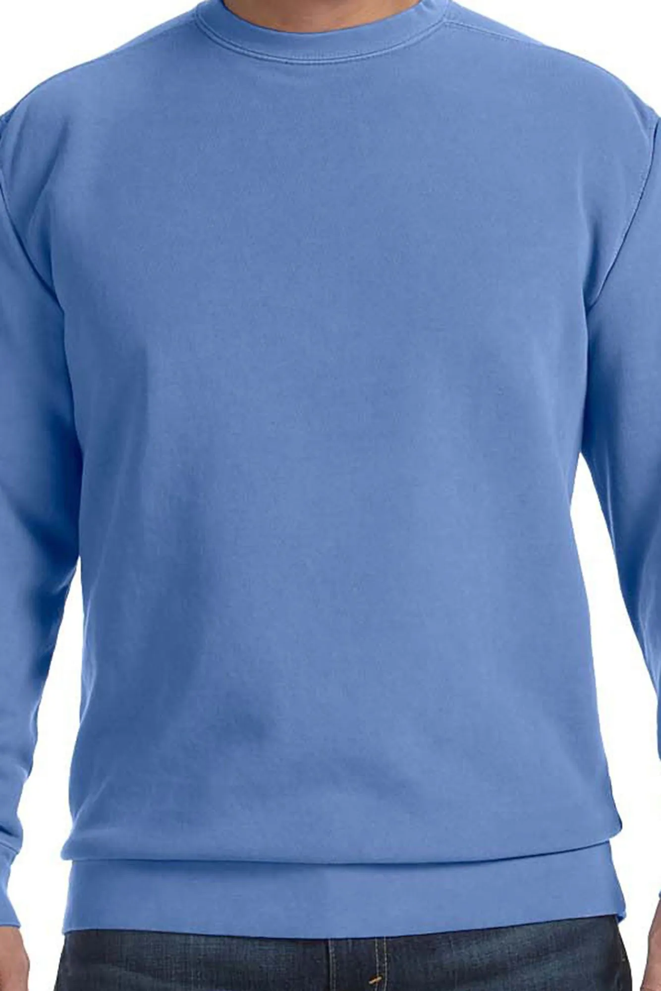 DISCONTINUED DESIGN - Large Monogram Comfort Colors Adult Crew-Neck Sweatshirt *Customizable
