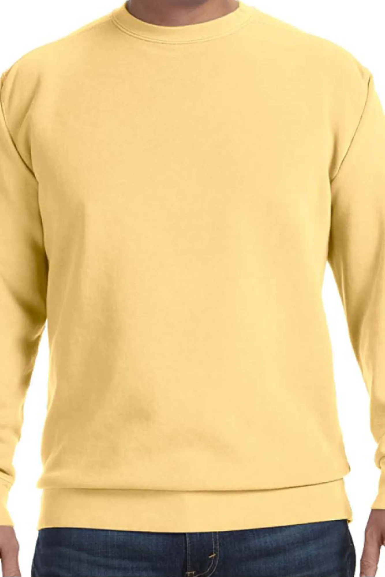 DISCONTINUED DESIGN - Large Monogram Comfort Colors Adult Crew-Neck Sweatshirt *Customizable