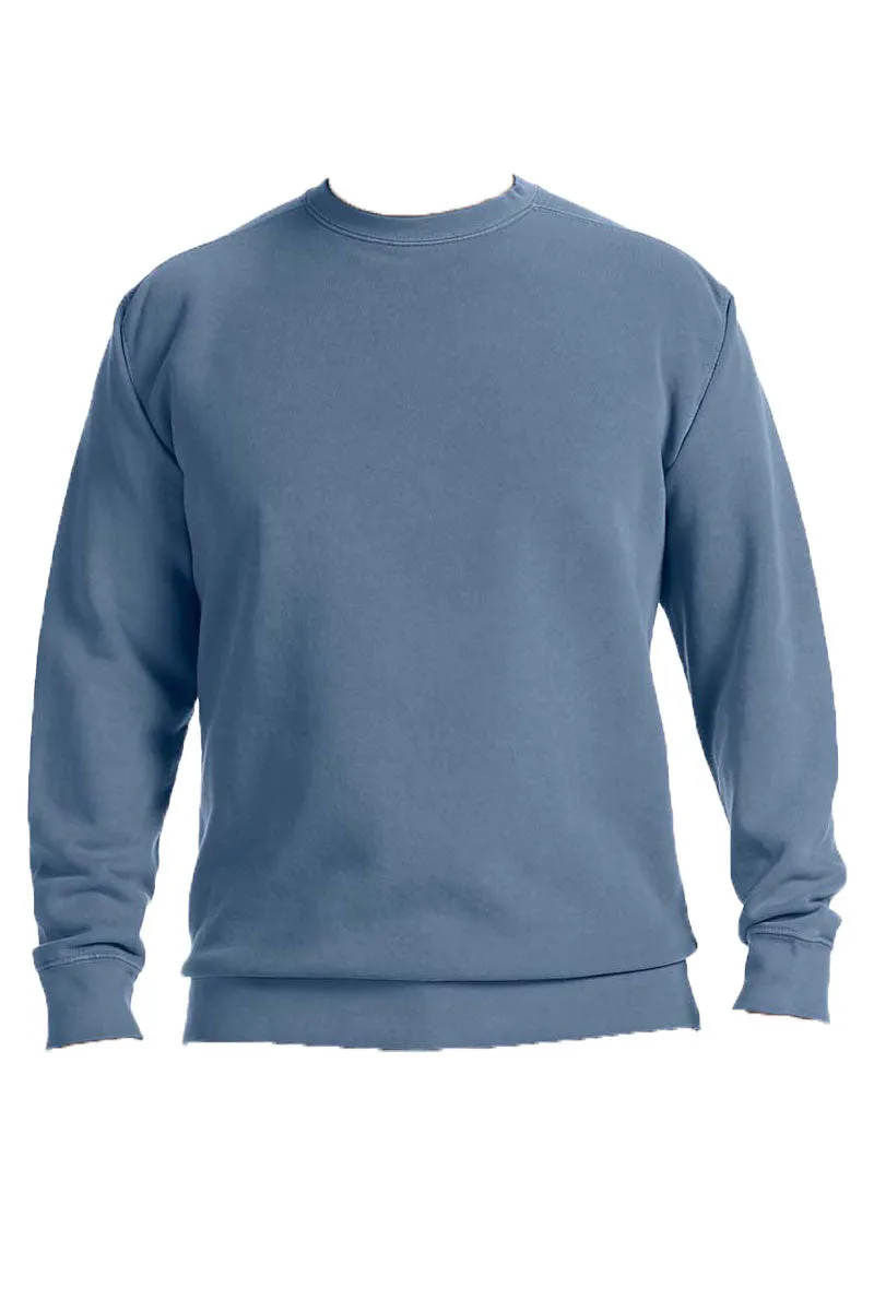 DISCONTINUED DESIGN - Large Monogram Comfort Colors Adult Crew-Neck Sweatshirt *Customizable
