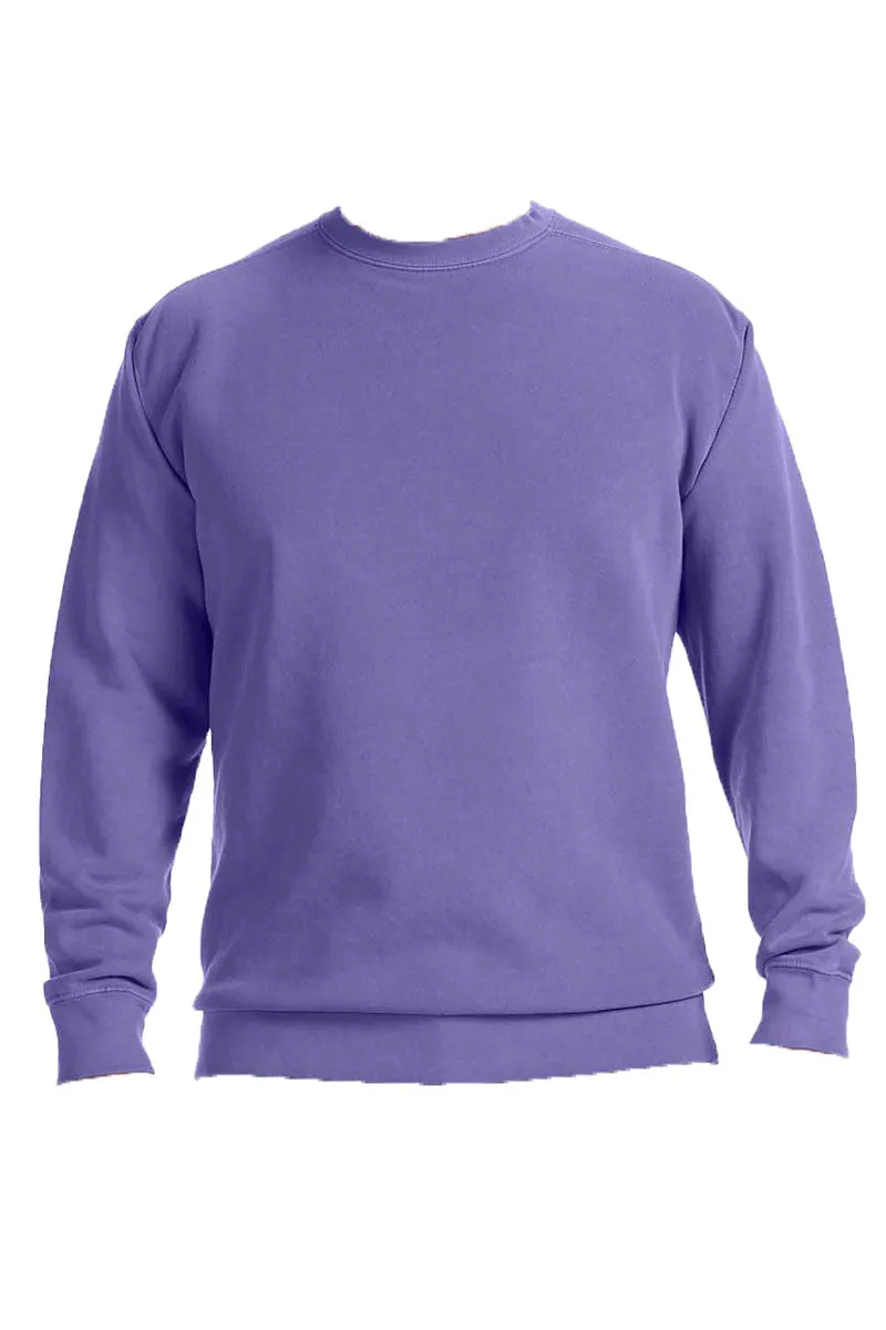 DISCONTINUED DESIGN - Large Monogram Comfort Colors Adult Crew-Neck Sweatshirt *Customizable