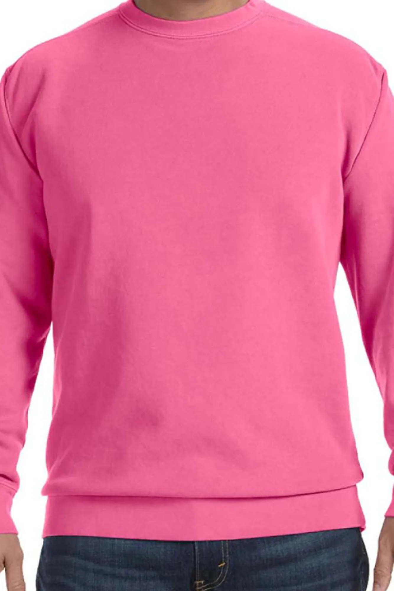 DISCONTINUED DESIGN - Large Monogram Comfort Colors Adult Crew-Neck Sweatshirt *Customizable