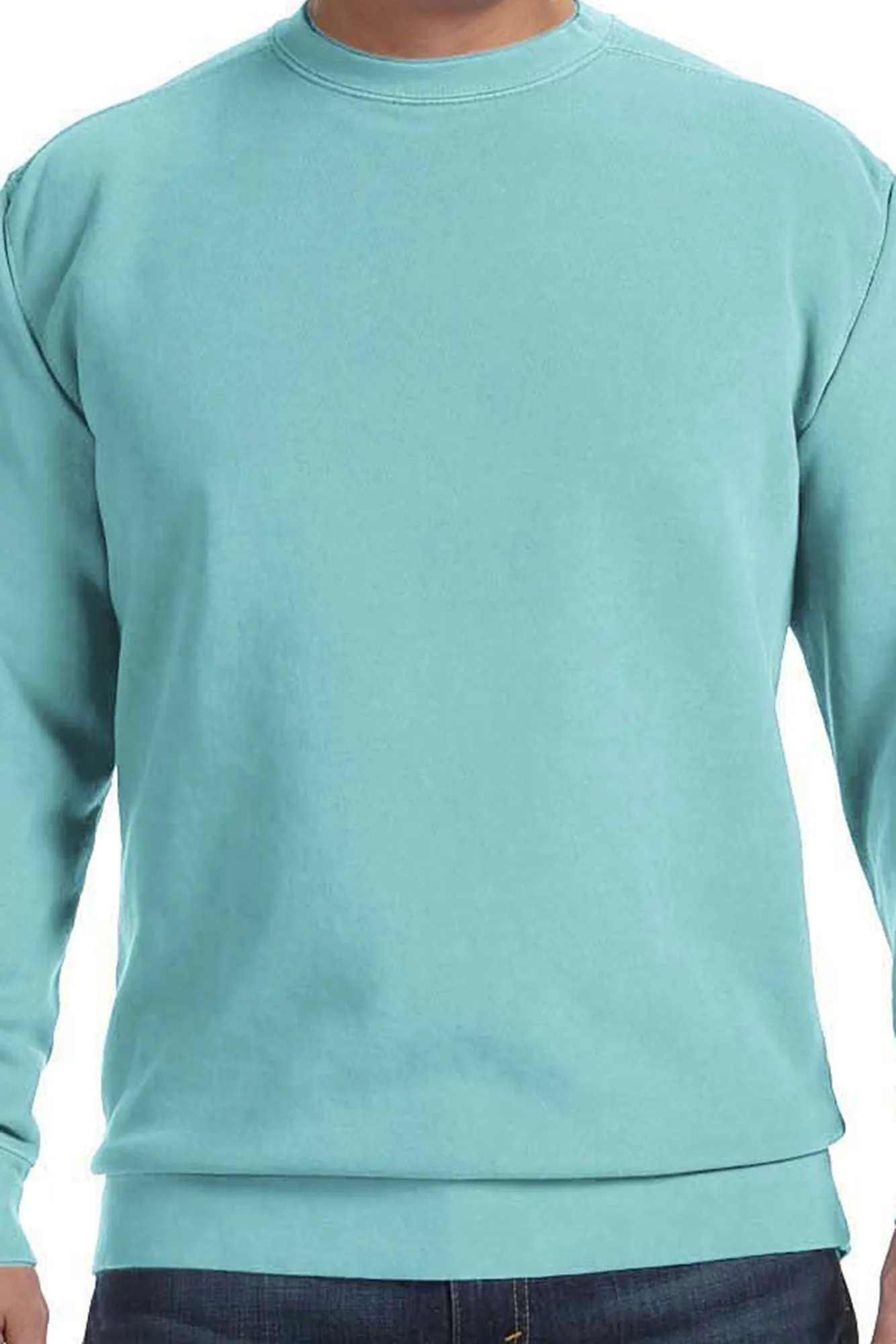DISCONTINUED DESIGN - Large Monogram Comfort Colors Adult Crew-Neck Sweatshirt *Customizable