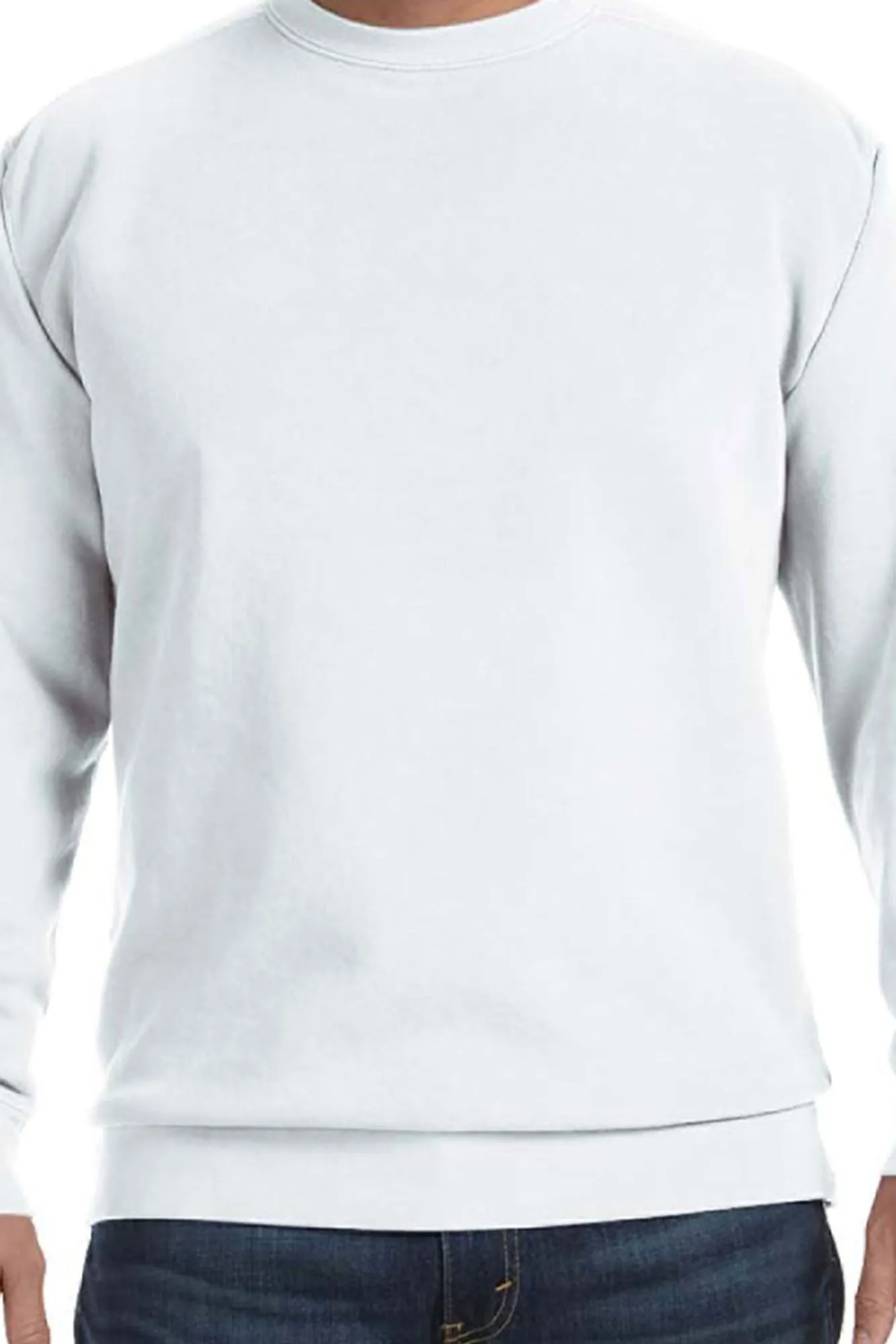 DISCONTINUED DESIGN - Large Monogram Comfort Colors Adult Crew-Neck Sweatshirt *Customizable