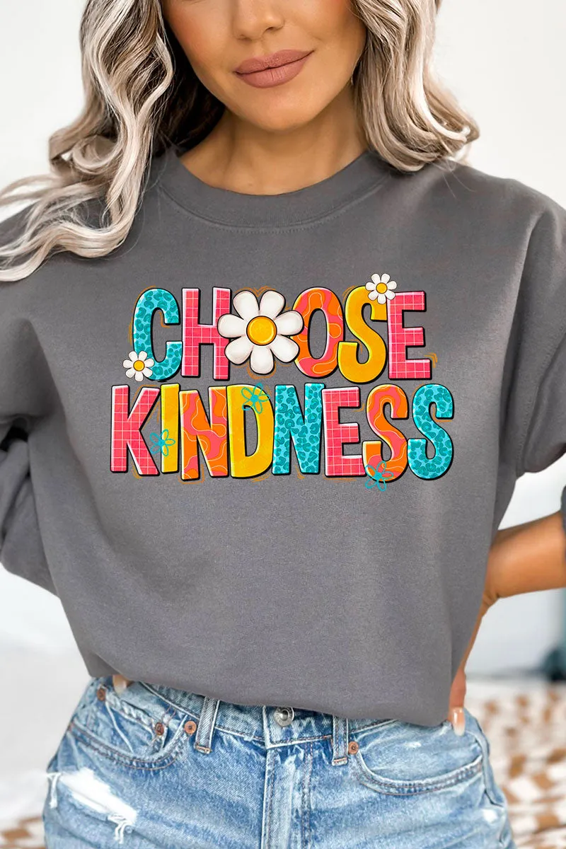 Doodle Choose Kindness Unisex NuBlend Crew Sweatshirt