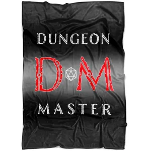 Dungeon Master DM Fleece Blanket