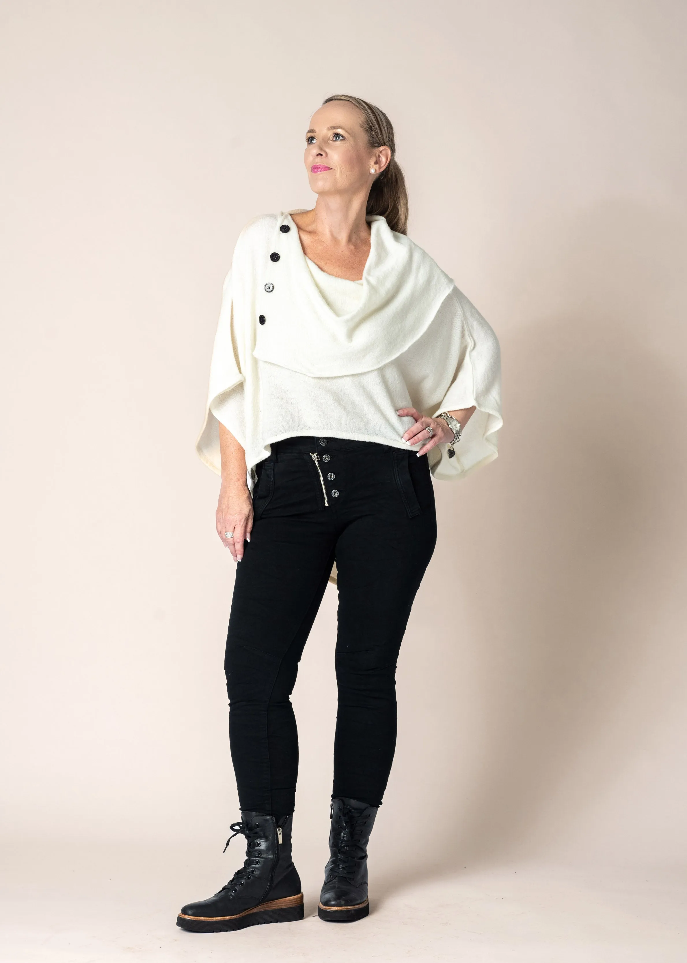 Elspeth Top in Cream