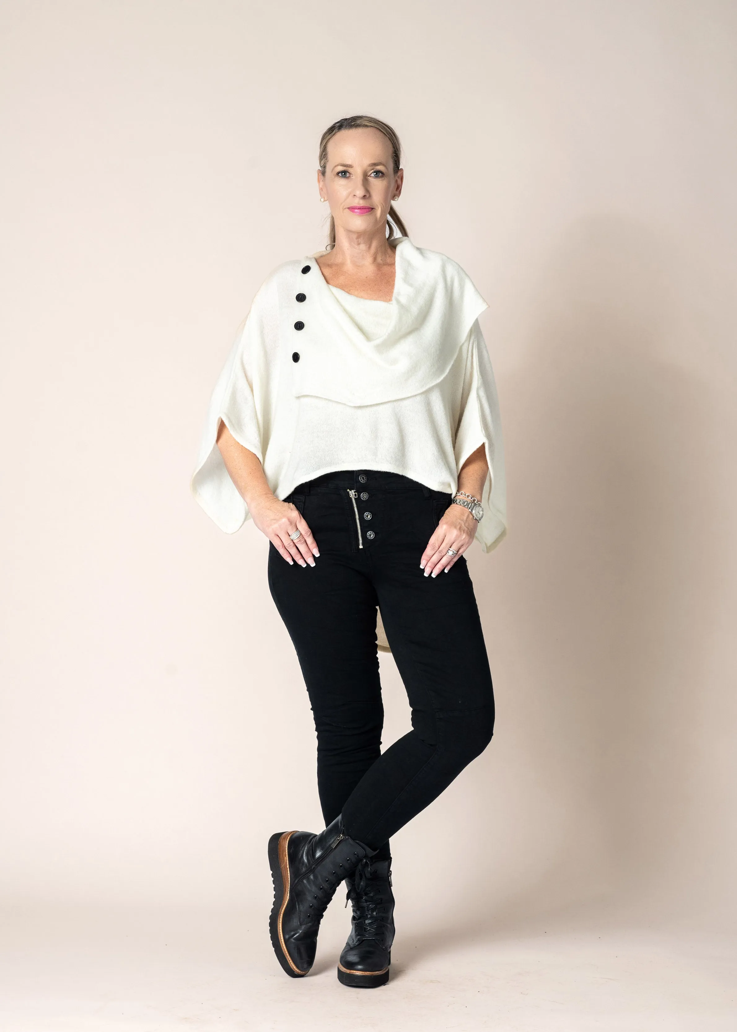 Elspeth Top in Cream