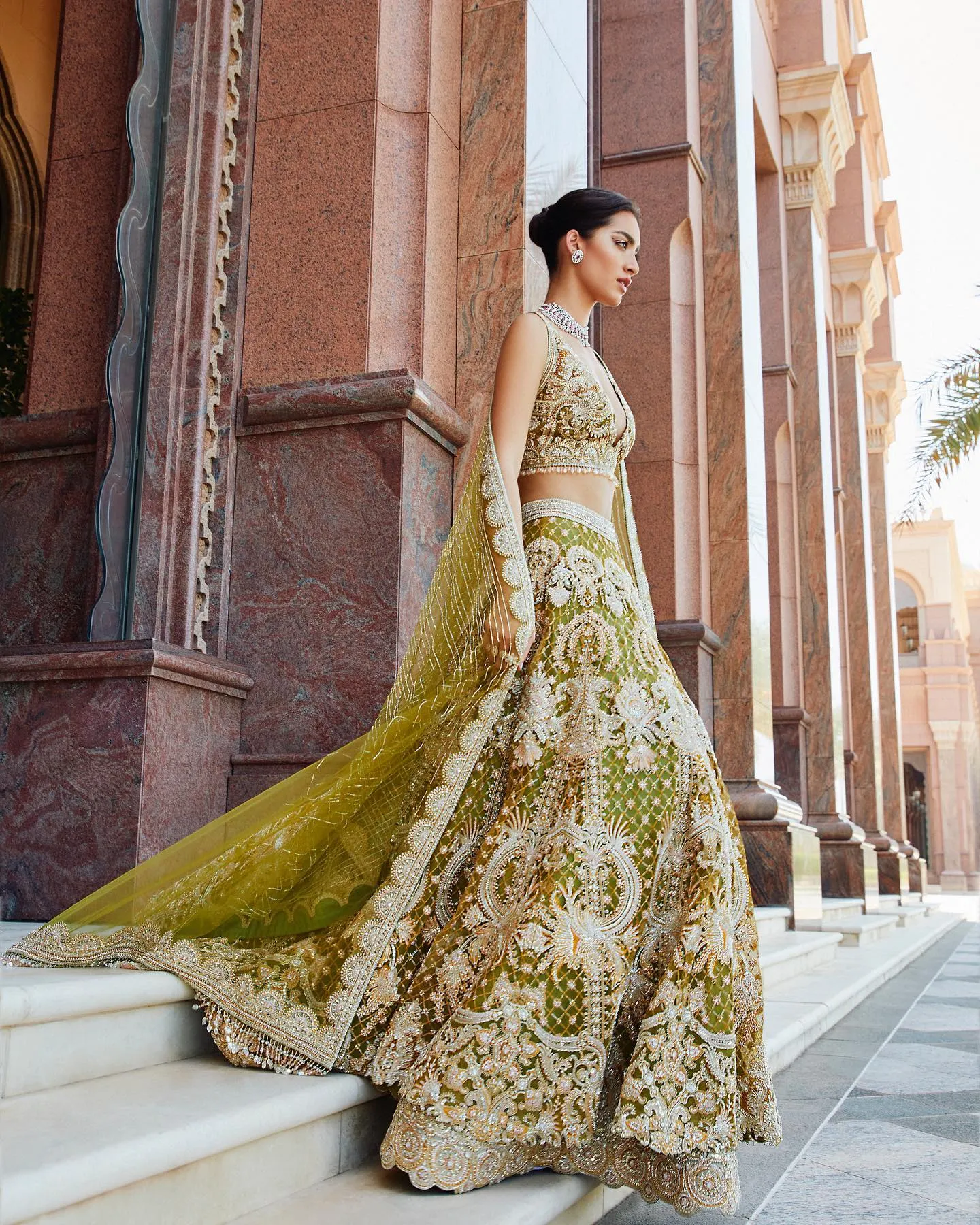 Embellished Bridal Lehenga Choli Designer Dress #BN1134