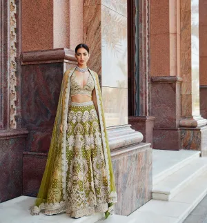 Embellished Bridal Lehenga Choli Designer Dress #BN1134