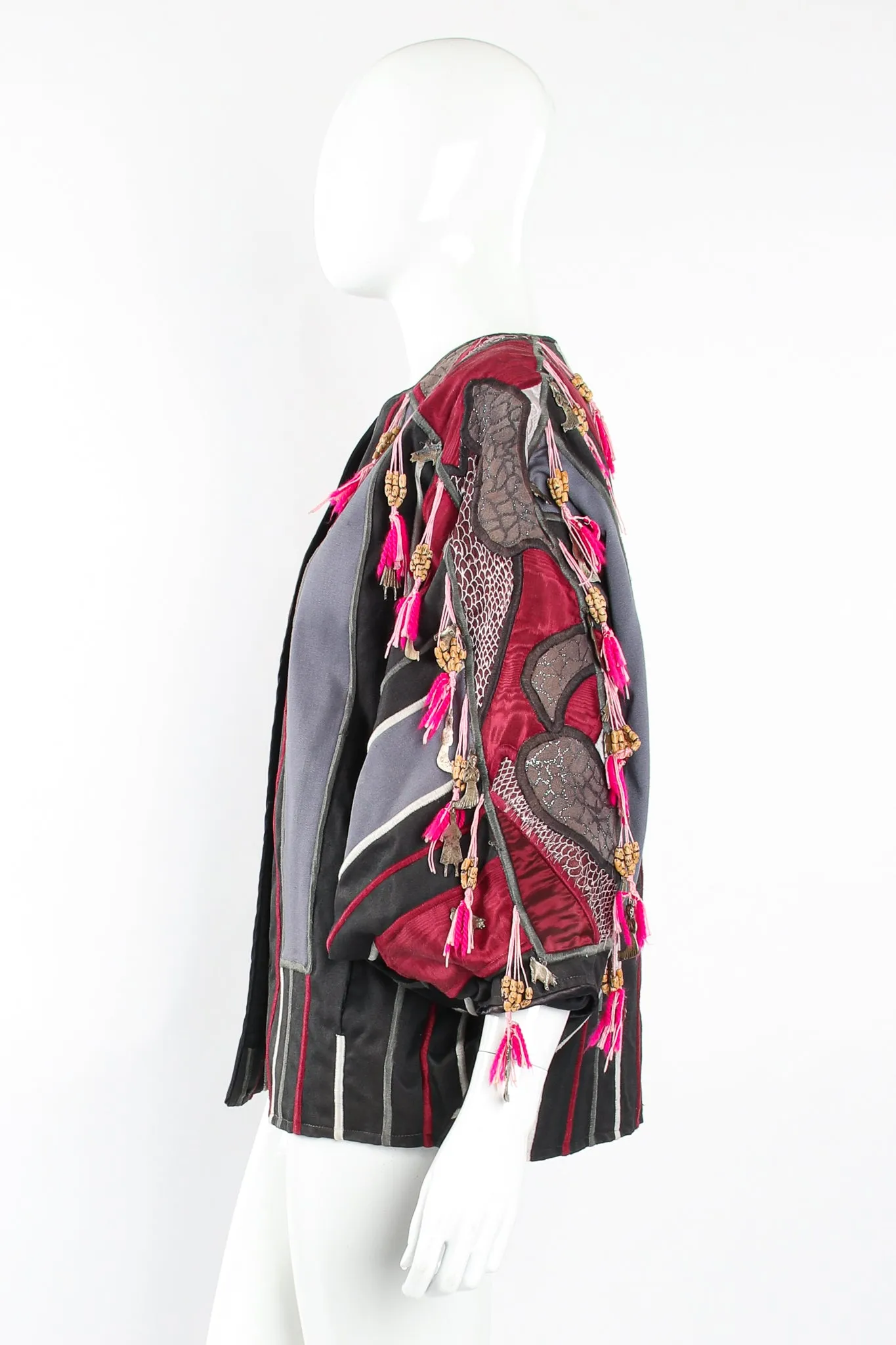 Embroidered Batwing Charm Jacket