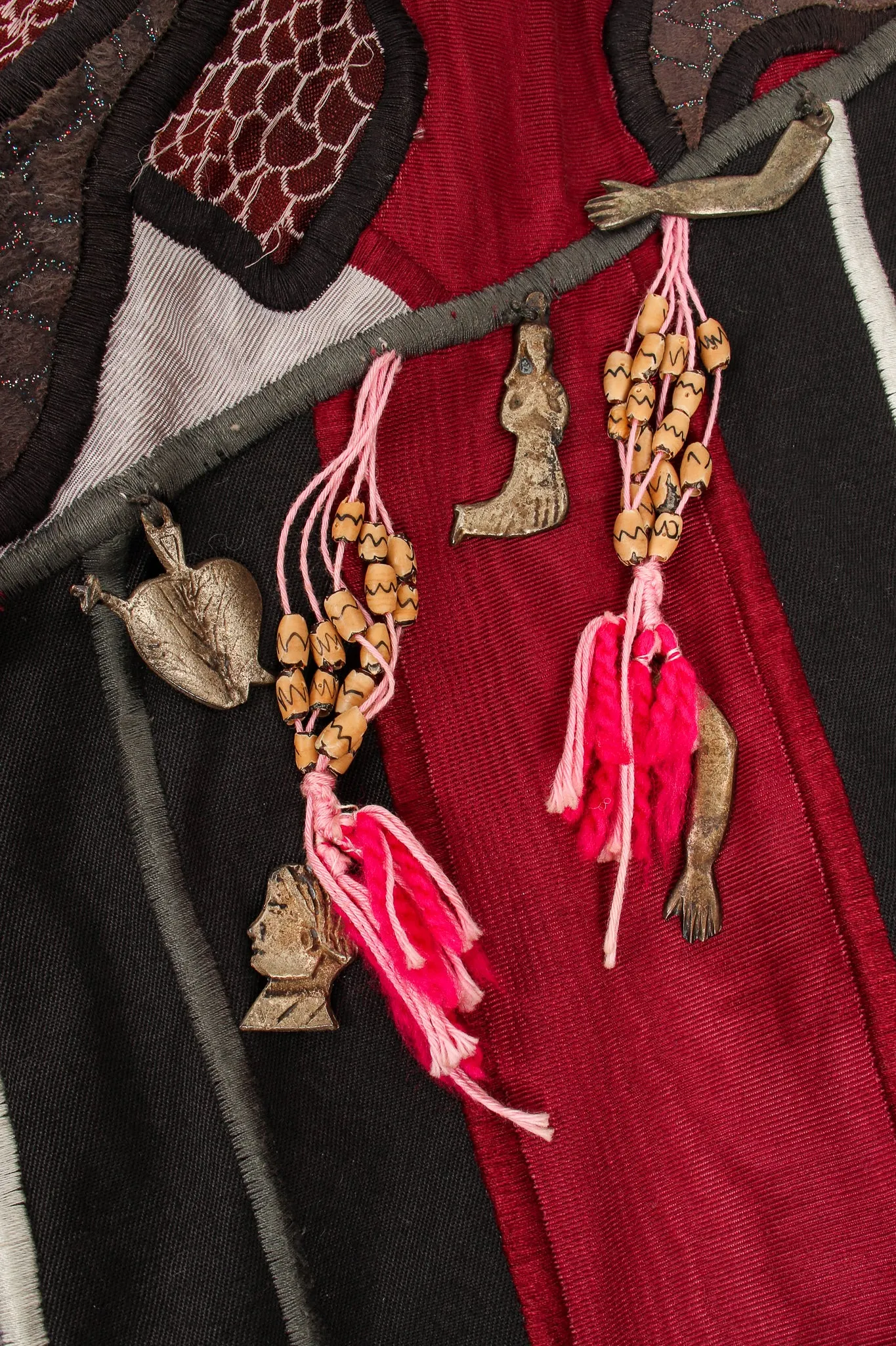 Embroidered Batwing Charm Jacket