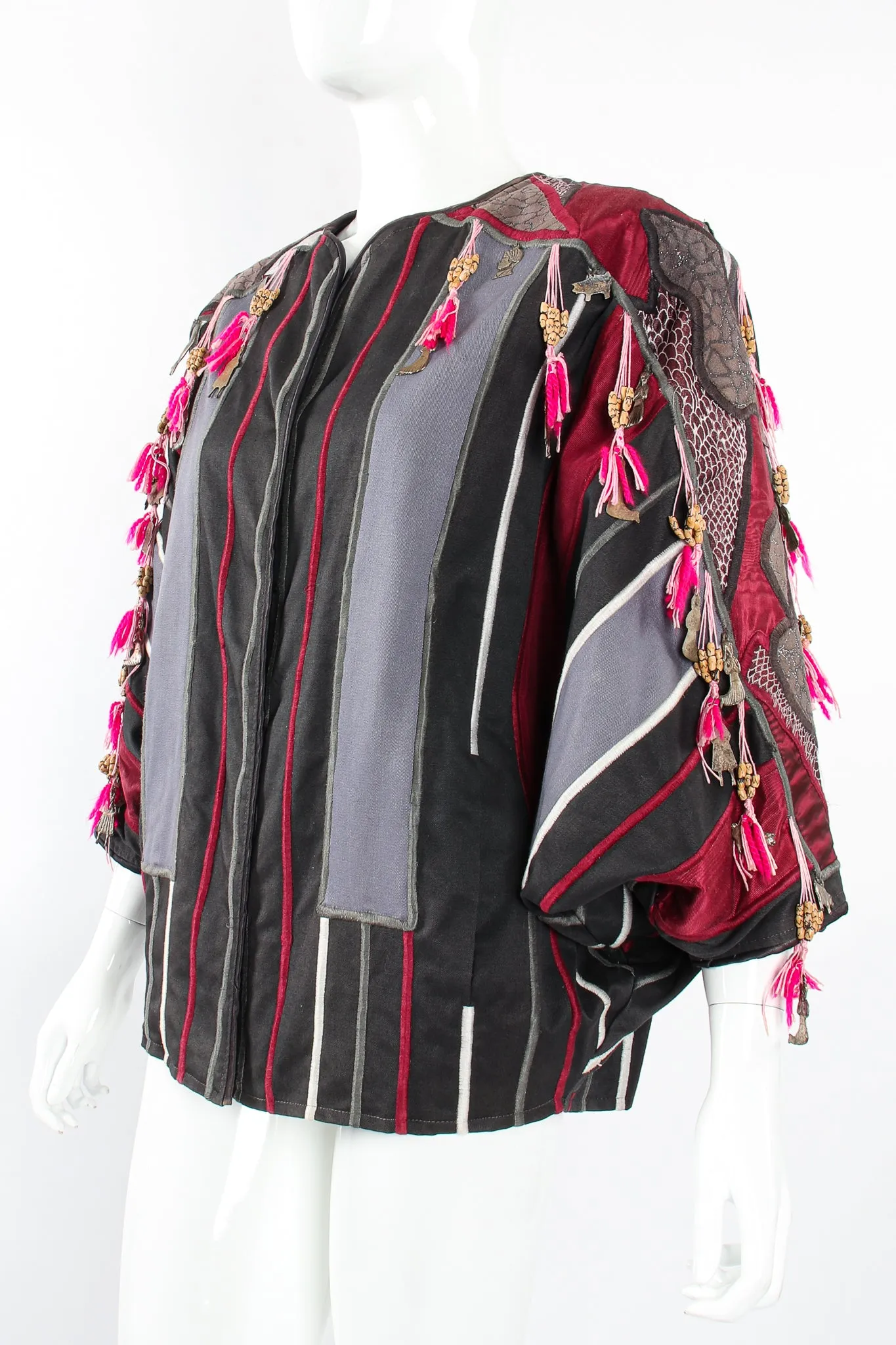 Embroidered Batwing Charm Jacket