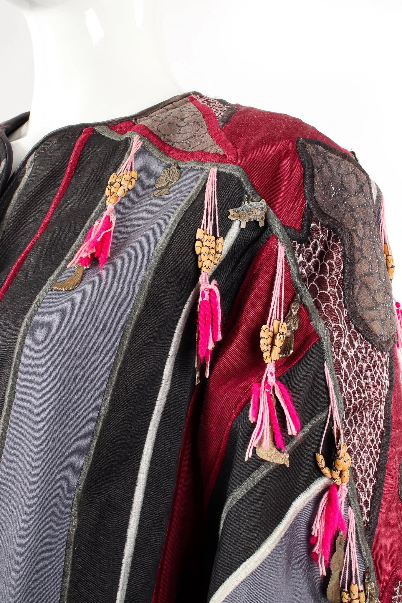 Embroidered Batwing Charm Jacket