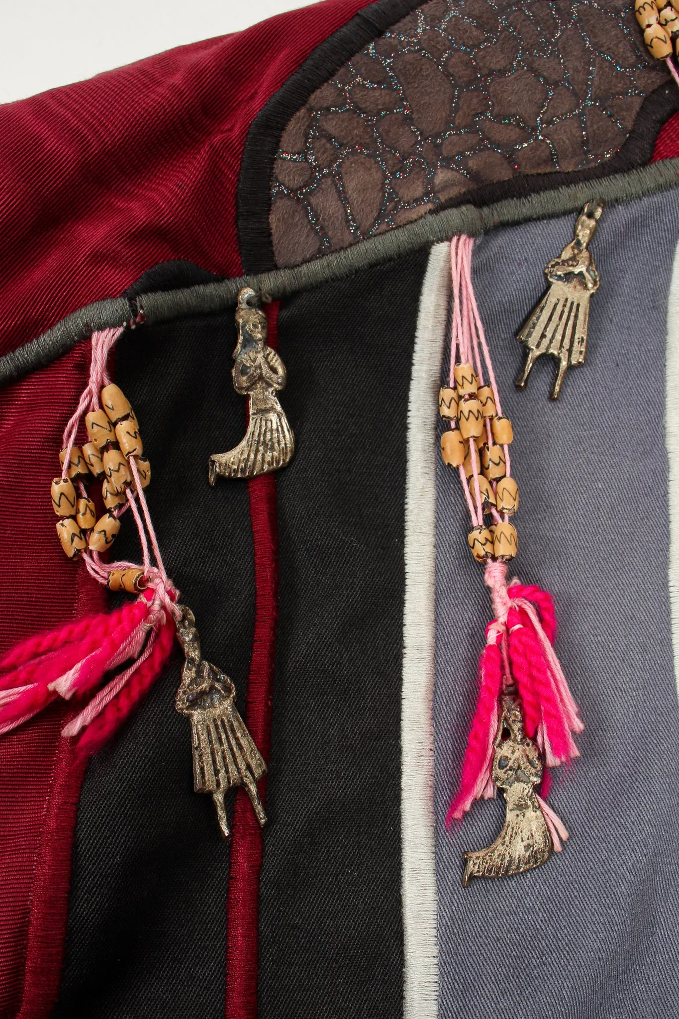 Embroidered Batwing Charm Jacket
