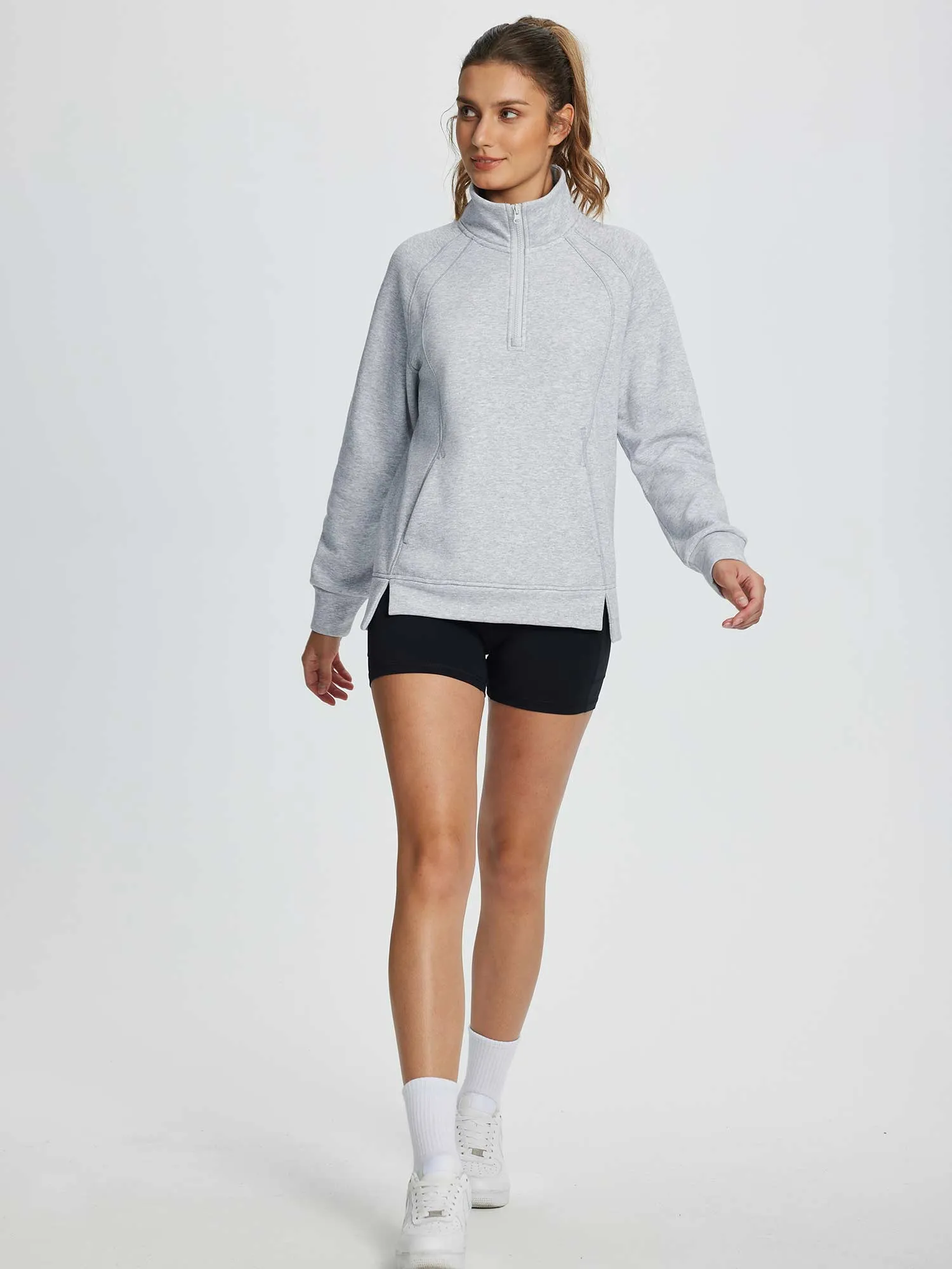 Evergreen Cozy Fleece Half-Zip Pullover