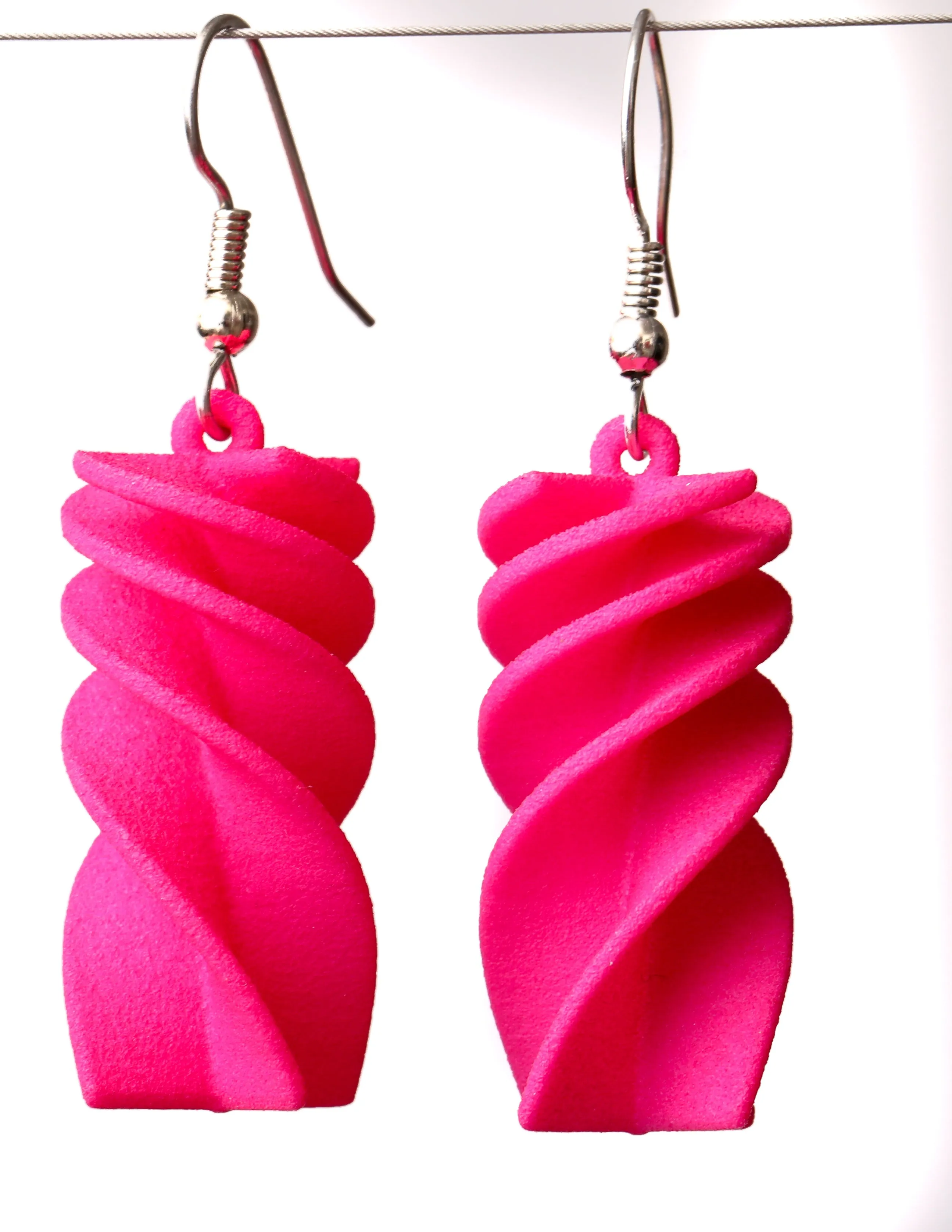 Exponential Rotini Earrings (Nylon)