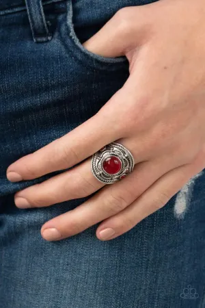 Exuberant Escapade - Red Ring - Paparazzi Accessories
