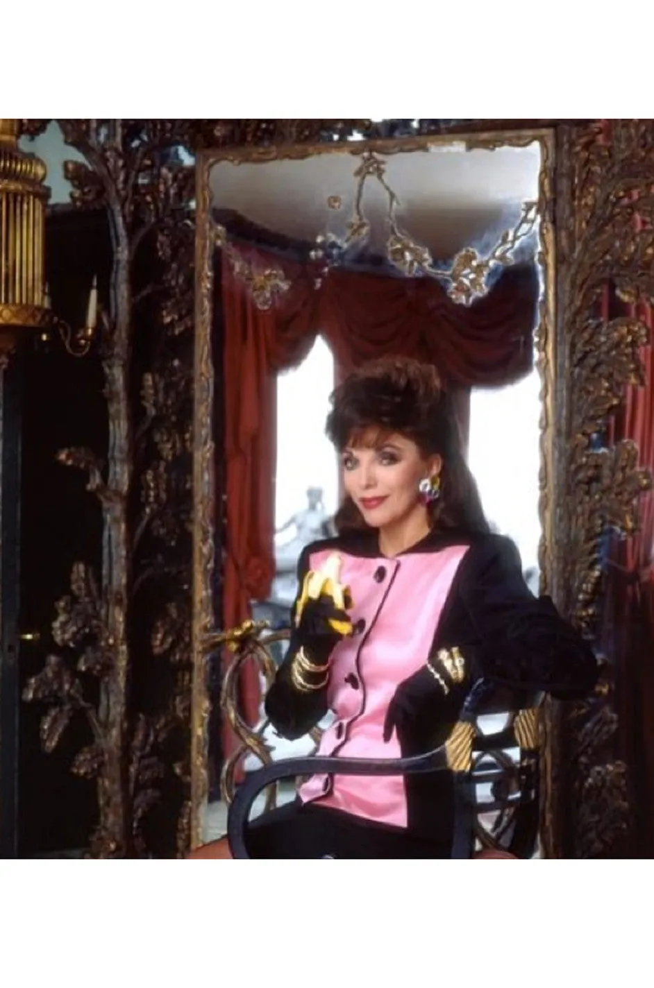 Fall 1988 Yves Saint Laurent Pink Color Block Jacket
